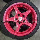 JDM Advan RC Red 16 inch Wheels 5x114.3 